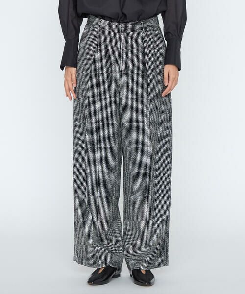 COMME CA PLATINUM / コムサ・プラチナ その他パンツ | カラミツイード ワイドパンツ | 詳細10