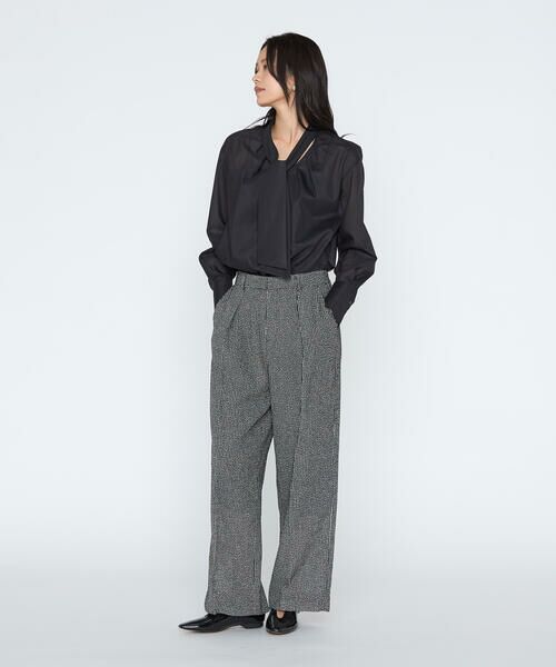 COMME CA PLATINUM / コムサ・プラチナ その他パンツ | カラミツイード ワイドパンツ | 詳細2
