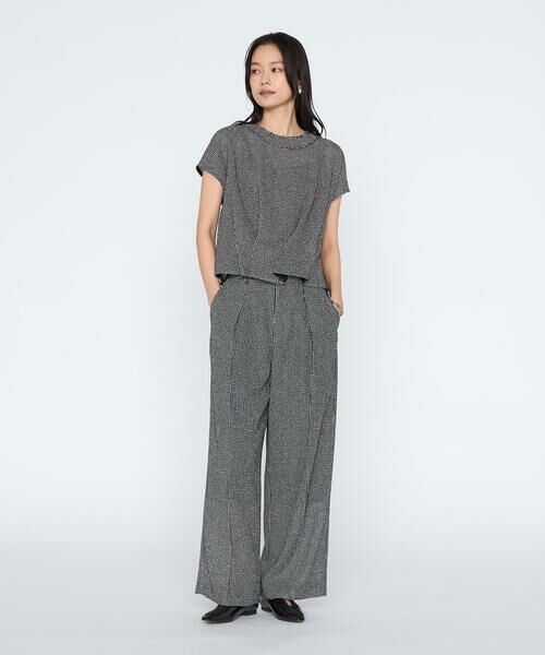 COMME CA PLATINUM / コムサ・プラチナ その他パンツ | カラミツイード ワイドパンツ | 詳細3