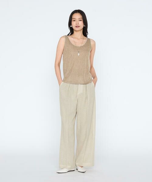 COMME CA PLATINUM / コムサ・プラチナ その他パンツ | カラミツイード ワイドパンツ | 詳細20