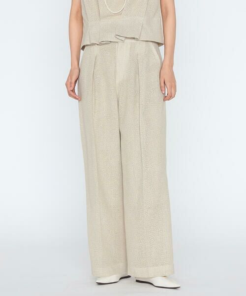 COMME CA PLATINUM / コムサ・プラチナ その他パンツ | カラミツイード ワイドパンツ | 詳細21