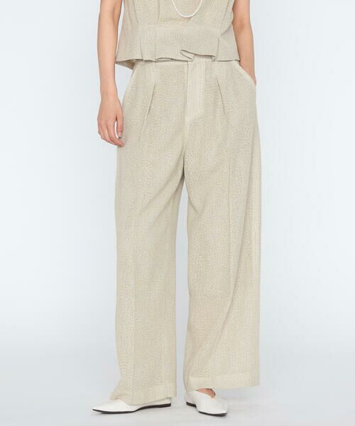 COMME CA PLATINUM / コムサ・プラチナ その他パンツ | カラミツイード ワイドパンツ | 詳細22