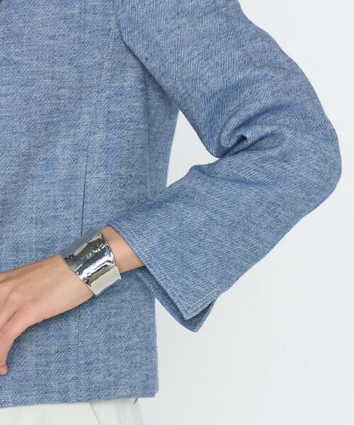 COMME CA PLATINUM / コムサ・プラチナ その他アウター | デニム調シャンブレーツイル ショートジャケット | 詳細10