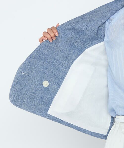 COMME CA PLATINUM / コムサ・プラチナ その他アウター | デニム調シャンブレーツイル ショートジャケット | 詳細14