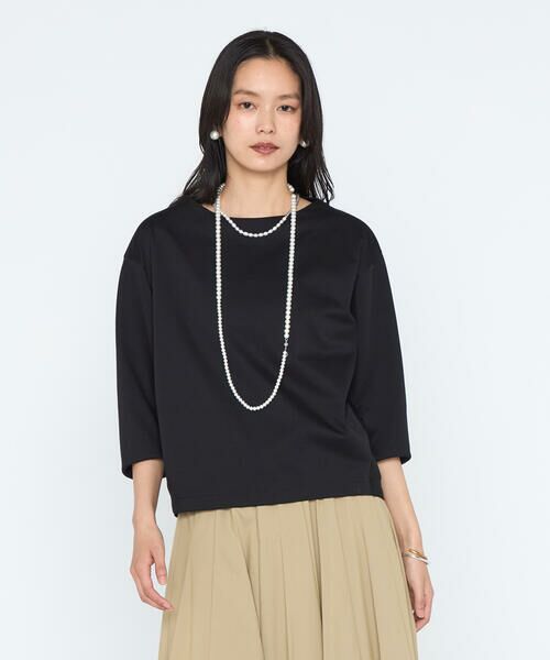 COMME CA PLATINUM / コムサ・プラチナ カットソー | スーピマコットンポンチ プルオーバー | 詳細7