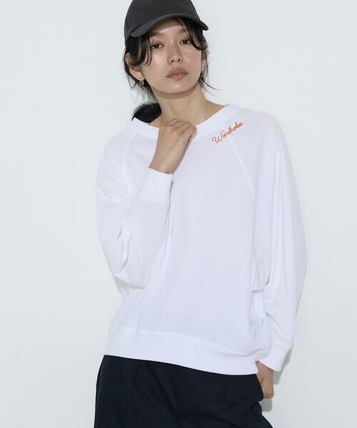 COMME CA PLATINUM / コムサ・プラチナ カットソー | ヴィンテージ天竺 プルオーバー（01:ホワイト）