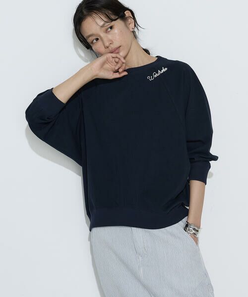 COMME CA PLATINUM / コムサ・プラチナ カットソー | ヴィンテージ天竺 プルオーバー（09:ネイビー）