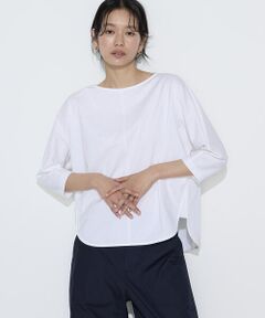 COMME CA PLATINUM / コムサ・プラチナ カットソー | トリコット ボートネックプルオーバー