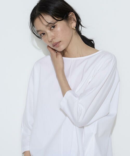 COMME CA PLATINUM / コムサ・プラチナ カットソー | トリコット ボートネックプルオーバー | 詳細3