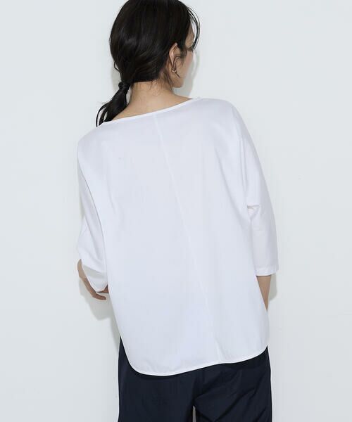 COMME CA PLATINUM / コムサ・プラチナ カットソー | トリコット ボートネックプルオーバー | 詳細5