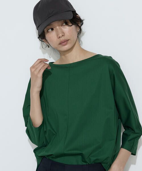 COMME CA PLATINUM / コムサ・プラチナ カットソー | トリコット ボートネックプルオーバー | 詳細14