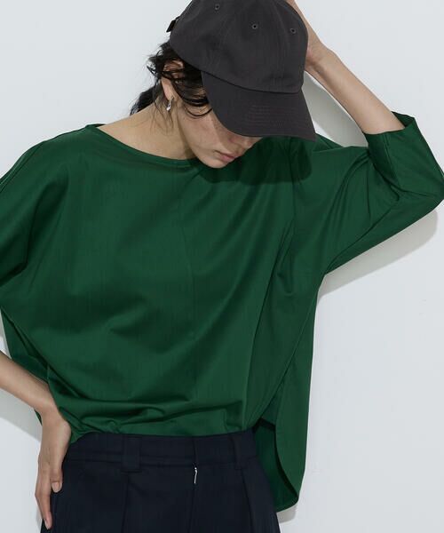 COMME CA PLATINUM / コムサ・プラチナ カットソー | トリコット ボートネックプルオーバー | 詳細15