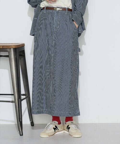 COMME CA PLATINUM / コムサ・プラチナ ロング・マキシ丈スカート | ヒッコリー スカート | 詳細7