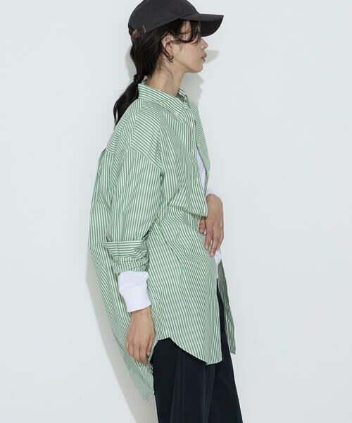 COMME CA PLATINUM / コムサ・プラチナ シャツ・ブラウス | タイプライター ストライプシャツ | 詳細7