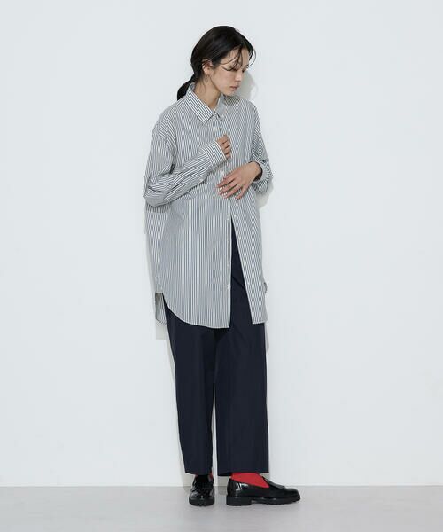COMME CA PLATINUM / コムサ・プラチナ シャツ・ブラウス | タイプライター ストライプシャツ | 詳細11