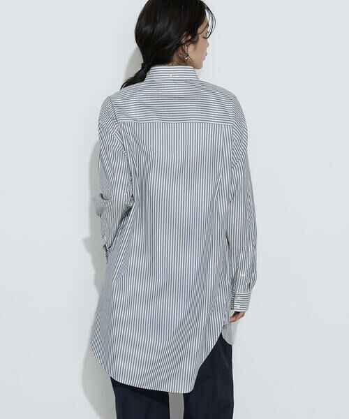 COMME CA PLATINUM / コムサ・プラチナ シャツ・ブラウス | タイプライター ストライプシャツ | 詳細14