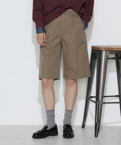 COMME CA PLATINUM / コムサ・プラチナ ショート・ハーフ・半端丈パンツ | コンパクトクロス ハーフパンツ