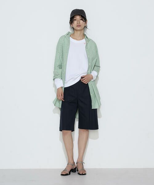 COMME CA PLATINUM / コムサ・プラチナ ショート・ハーフ・半端丈パンツ | コンパクトクロス ハーフパンツ | 詳細2