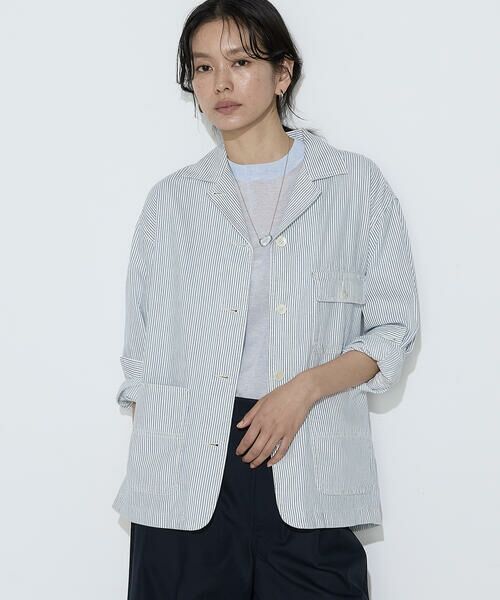 COMME CA PLATINUM / コムサ・プラチナ その他アウター | ヒッコリー カバーオール | 詳細4