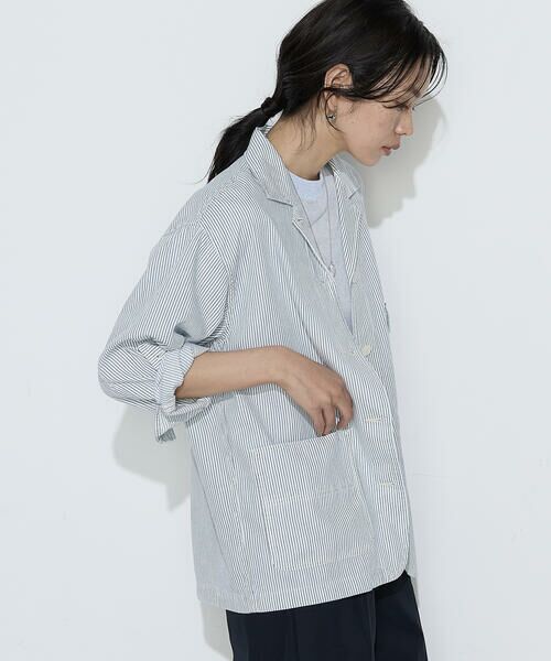 COMME CA PLATINUM / コムサ・プラチナ その他アウター | ヒッコリー カバーオール | 詳細5