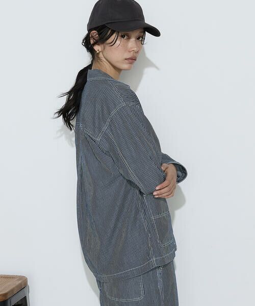 COMME CA PLATINUM / コムサ・プラチナ その他アウター | ヒッコリー カバーオール | 詳細10