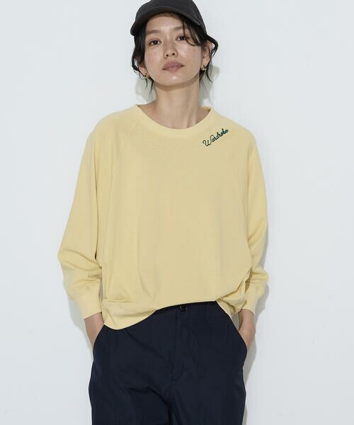 COMME CA PLATINUM / コムサ・プラチナ カットソー | 〔 +サイズ 〕 ヴィンテージ天竺 プルオーバー（18:イエロー）