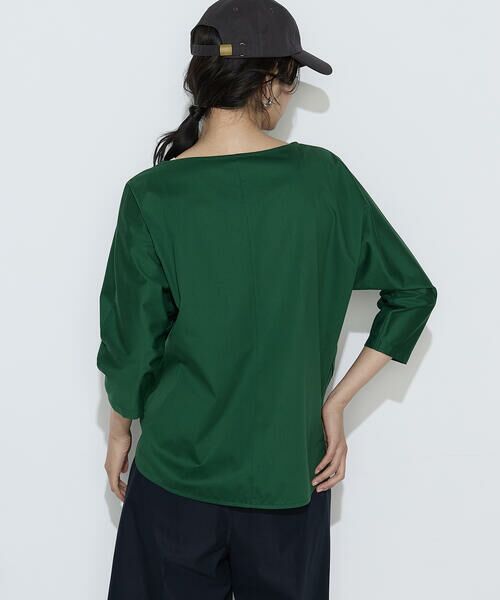 COMME CA PLATINUM / コムサ・プラチナ カットソー | 〔 +サイズ 〕 トリコット ボートネックプルオーバー | 詳細17