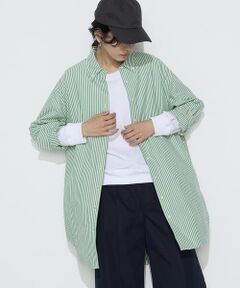 COMME CA PLATINUM / コムサ・プラチナ シャツ・ブラウス | 〔 +サイズ 〕 タイプライター ストライプシャツ