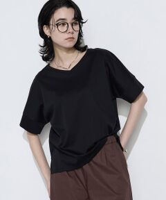 COMME CA PLATINUM / コムサ・プラチナ Tシャツ | クールタッチコットンスムース Tシャツ