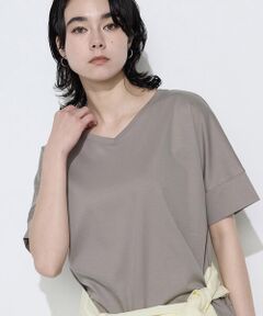 COMME CA PLATINUM / コムサ・プラチナ Tシャツ | クールタッチコットンスムース Tシャツ