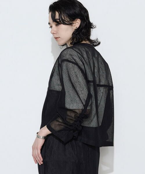 COMME CA PLATINUM / コムサ・プラチナ ブルゾン | 【セットアップ対応】リネンシアーラッセル ブルゾン | 詳細5