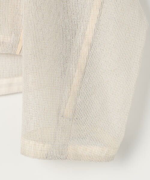 COMME CA PLATINUM / コムサ・プラチナ ブルゾン | 【セットアップ対応】リネンシアーラッセル ブルゾン | 詳細20