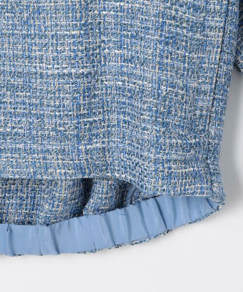 COMME CA PLATINUM / コムサ・プラチナ ブルゾン | デニムライク ツイードブルゾン | 詳細6