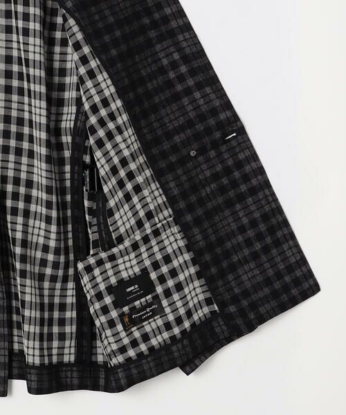 COMME CA PLATINUM / コムサ・プラチナ テーラードジャケット | 【セットアップ対応】接結チェック シアージャケット | 詳細10