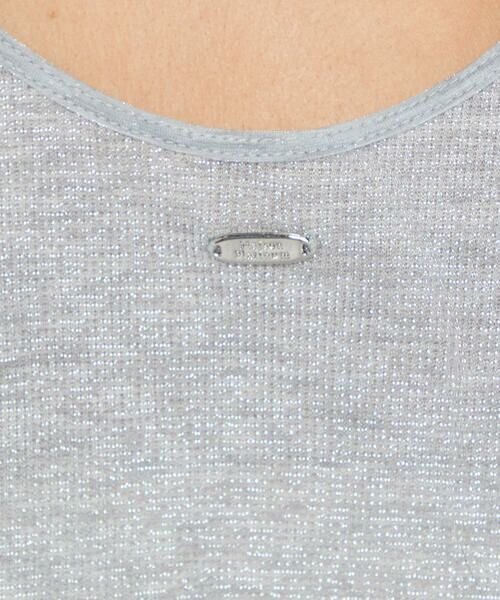 COMME CA PLATINUM / コムサ・プラチナ タンクトップ | メタリックテレコ タンクトップ | 詳細13