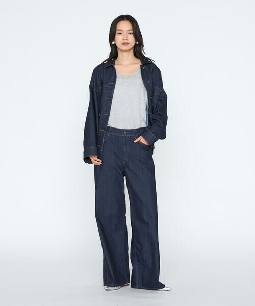 COMME CA PLATINUM / コムサ・プラチナ タンクトップ | メタリックテレコ タンクトップ | 詳細5