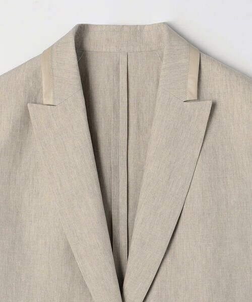 COMME CA PLATINUM / コムサ・プラチナ テーラードジャケット | 高密度リネンストレッチ トランスフォルメジャケット | 詳細6