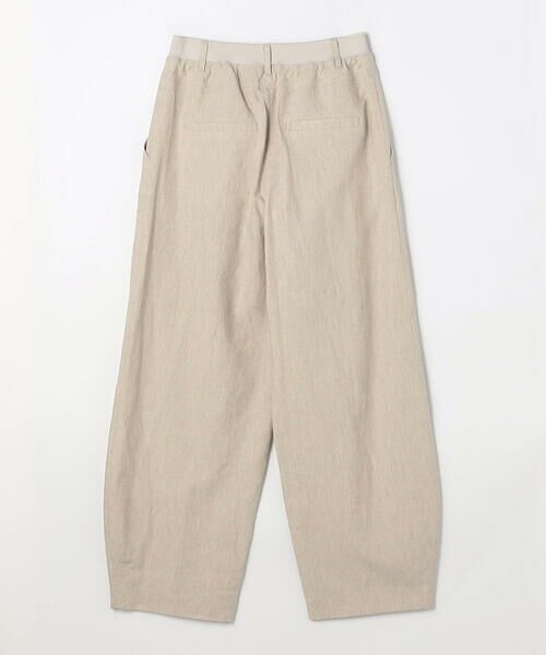 COMME CA PLATINUM / コムサ・プラチナ その他パンツ | 高密度リネンストレッチ バレルパンツ | 詳細4