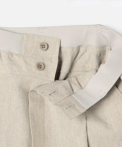 COMME CA PLATINUM / コムサ・プラチナ その他パンツ | 高密度リネンストレッチ バレルパンツ | 詳細6