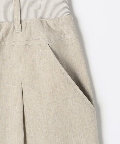 COMME CA PLATINUM / コムサ・プラチナ その他パンツ | 高密度リネンストレッチ バレルパンツ | 詳細7