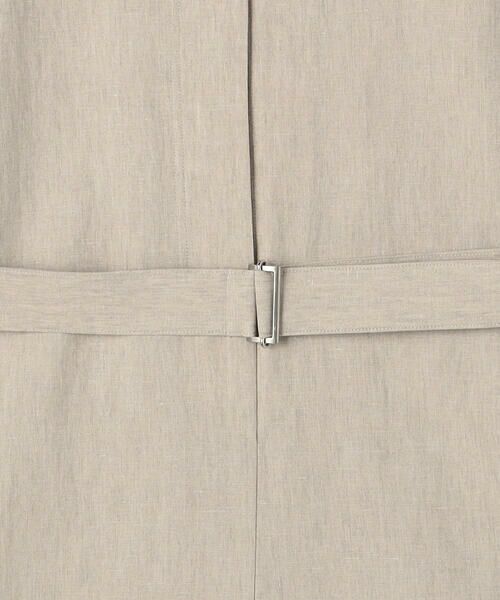 COMME CA PLATINUM / コムサ・プラチナ サロペット・オールインワン | 高密度リネンストレッチ ジャンプスーツ | 詳細7