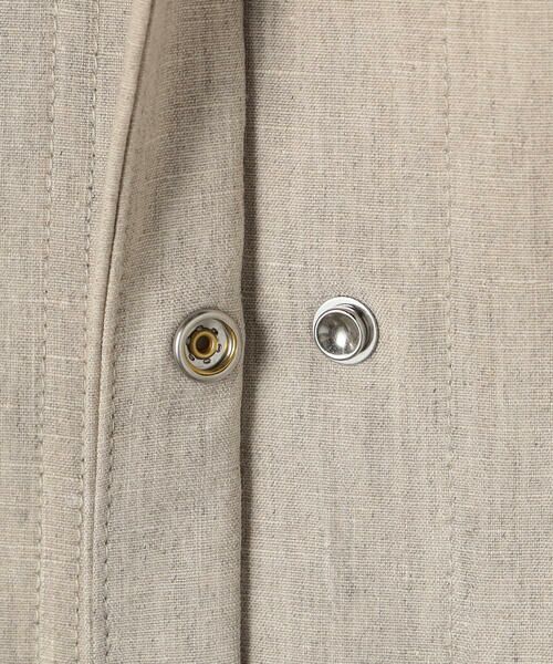 COMME CA PLATINUM / コムサ・プラチナ サロペット・オールインワン | 高密度リネンストレッチ ジャンプスーツ | 詳細9