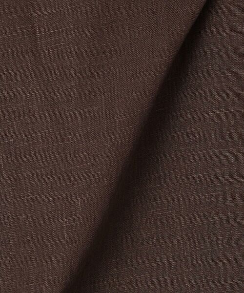 COMME CA PLATINUM / コムサ・プラチナ ブルゾン | 高密度リネンストレッチ フィールドジャケット | 詳細1