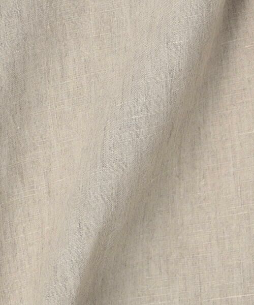 COMME CA PLATINUM / コムサ・プラチナ ブルゾン | 高密度リネンストレッチ フィールドジャケット | 詳細15