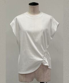 COMME CA PLATINUM / コムサ・プラチナ カットソー | アルビニスムース シャーリングトップス