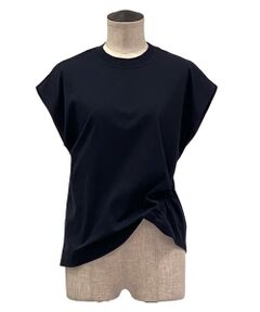 COMME CA PLATINUM / コムサ・プラチナ カットソー | アルビニスムース シャーリングトップス