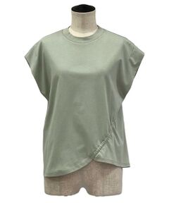 COMME CA PLATINUM / コムサ・プラチナ カットソー | アルビニスムース シャーリングトップス