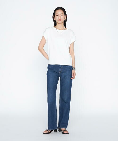 COMME CA PLATINUM / コムサ・プラチナ Tシャツ | スビンプラチナムスムース ボートネックTシャツ | 詳細1