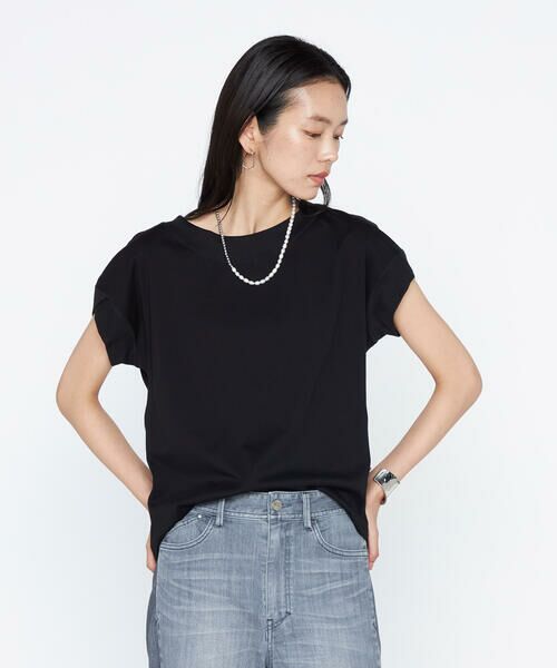 COMME CA PLATINUM / コムサ・プラチナ Tシャツ | スビンプラチナムスムース ボートネックTシャツ | 詳細12