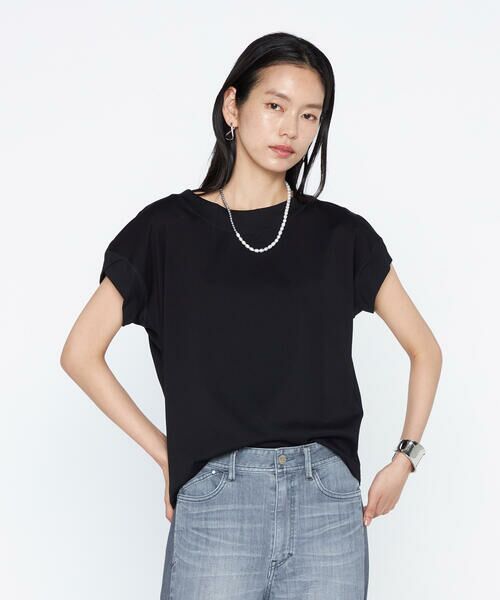 COMME CA PLATINUM / コムサ・プラチナ Tシャツ | スビンプラチナムスムース ボートネックTシャツ | 詳細13